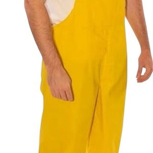 Rain Yellow Overalls 2 bundle jacket 45X72 Unixex pants size L,,L62